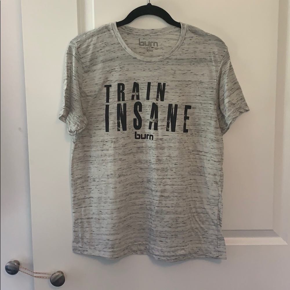 Burn Black and White T-Shirt